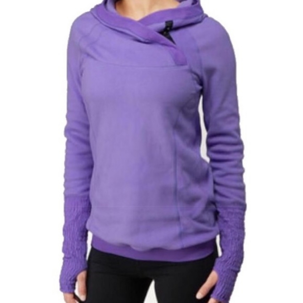 Lululemon Fuzzy Fleece Hoodie Pullover Size 8